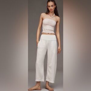 Anthropologie

The Reese Linen Blend Pull-On
Barrel Pants by Pilcro